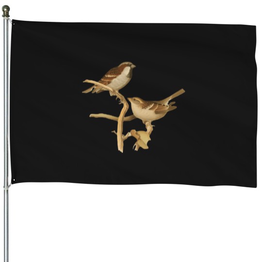 Discover House Sparrow House Flags