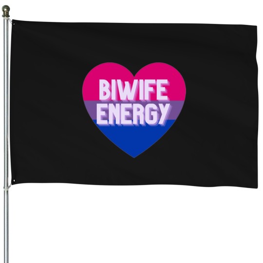 Discover bi wife energy 3 House Flags
