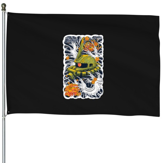 Discover zaku 1 House Flags