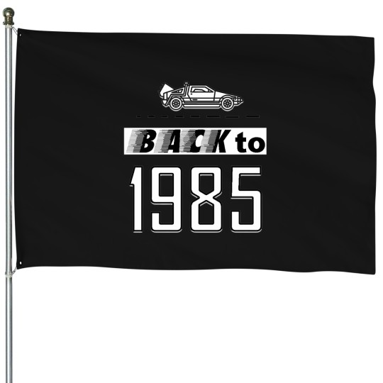 Discover Back-To-1985 T-Shirt House Flags