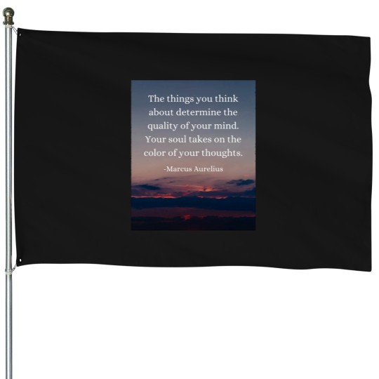Discover Marcus Aurelius Shape Your Mind, Paint Your House Flags