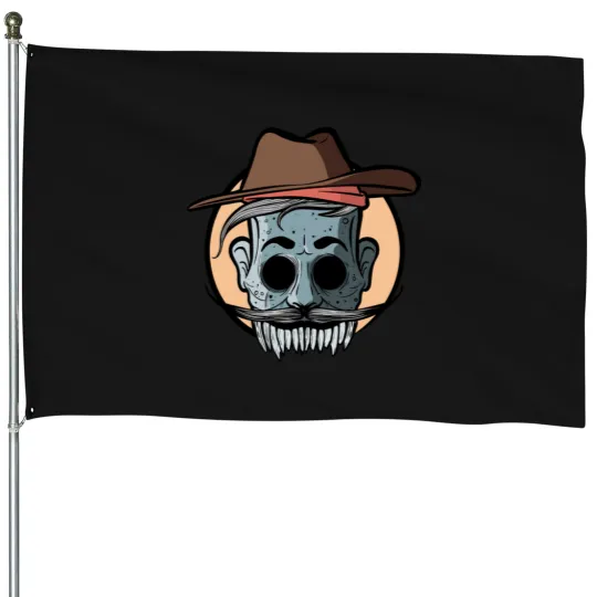 Discover cowboy from hell House Flags