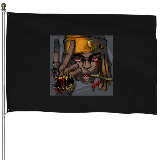 Discover zillakami artwork by ngantz House Flags