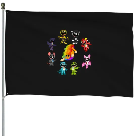 Discover Yarnaby Nightmare Plush Critters House Flags
