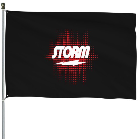 Discover Storm-Bowling-- T-Shirt House Flags