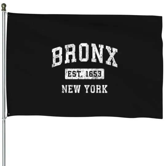 Discover bronx new york ny vintage established sports design House Flags