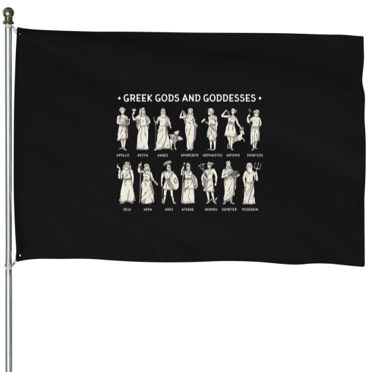 Discover Greek Gods And Goddesses Ancient Greece Mythology House Flags