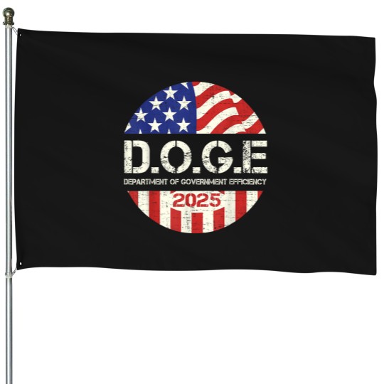 Discover doge 2025 department of government efficiency House Flags