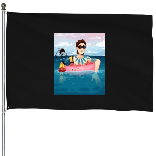 Discover rhys gonna die lol rip   T-Shirt House Flags
