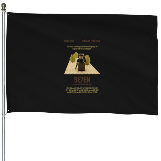 Discover Seven Directed By David Fincher With Brad Pitt 1995 House Flags