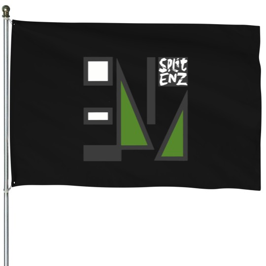 Discover 2081-Split-Enz-T-Shirt House Flags