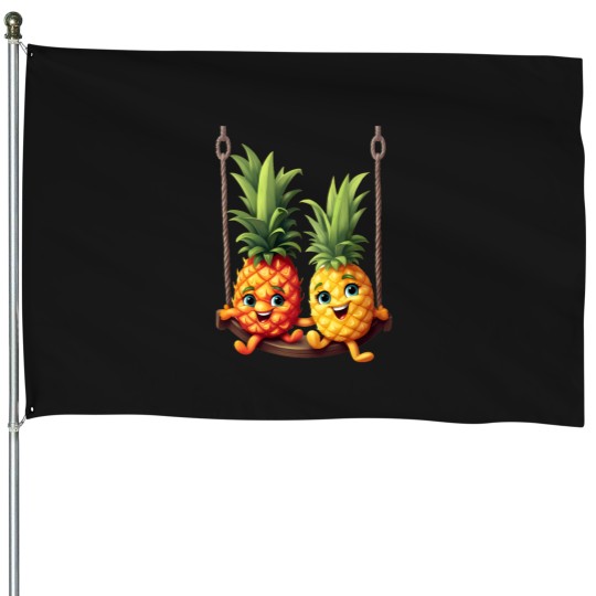 Discover Pineapple Swinger Pineapples Swinging Swinger Men Women House Flags