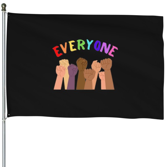 Discover Everyone Is Welcome Here 8 2 House Flags
