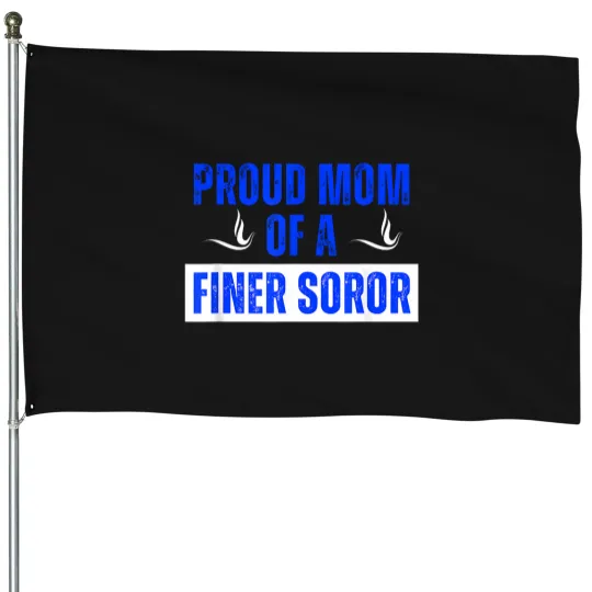 Discover zeta phi beta sorority proud mom of a finer soror House Flags