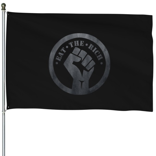 Discover eat the rich protest t shirt House Flags