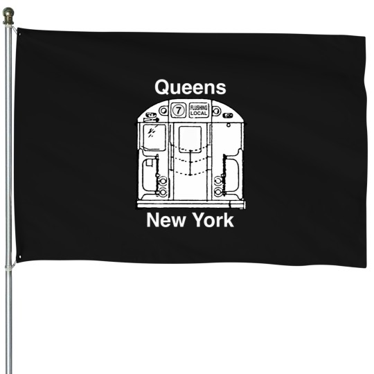 Discover QUEENS - NEW YORK House Flags