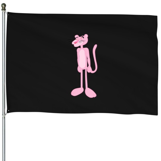 Discover Pink-Panther T-Shirt House Flags