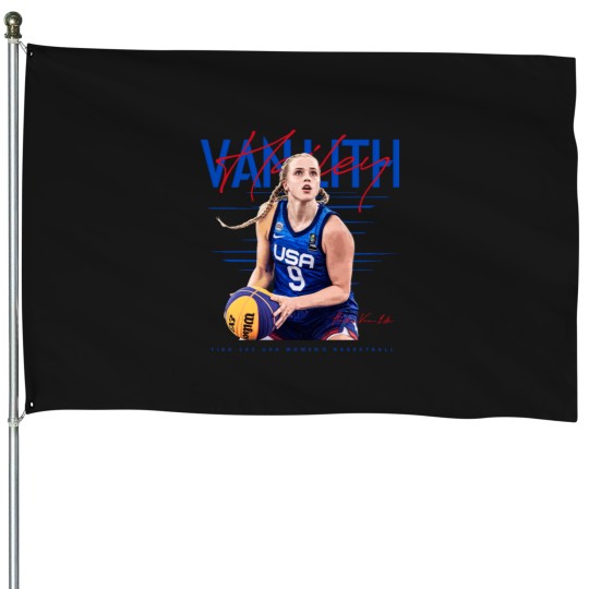Discover Hailey Van Lith USA House Flags