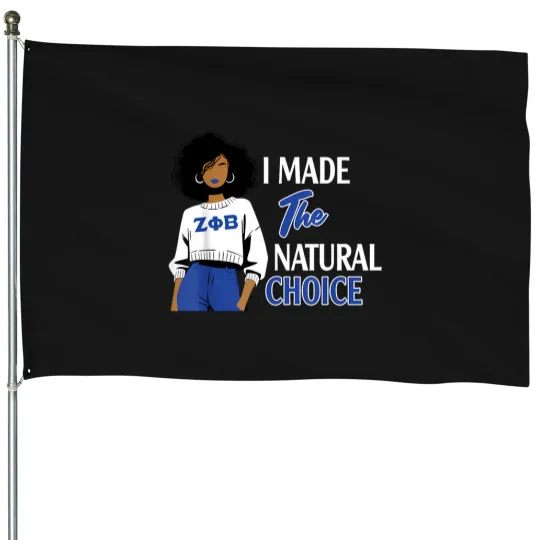 Discover zeta phi beta sorority hbcu black history girl House Flags