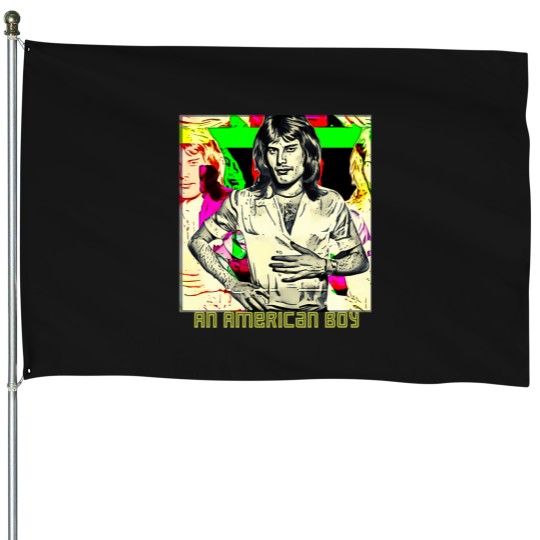Discover An-American-Boy-(Modern-Art-Cartoon) T-Shirt House Flags