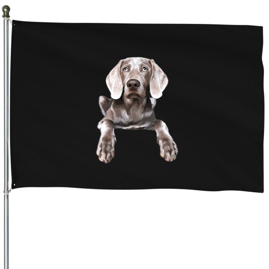 Discover Weimaraner T-Shirt House Flags