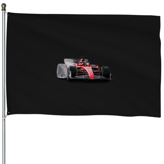Discover SF75 In The Rain Red BG House Flags