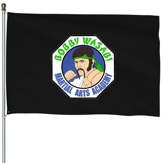 Discover Bobby Wasabi Martial Arts Academy Logo T-Shirt House Flags