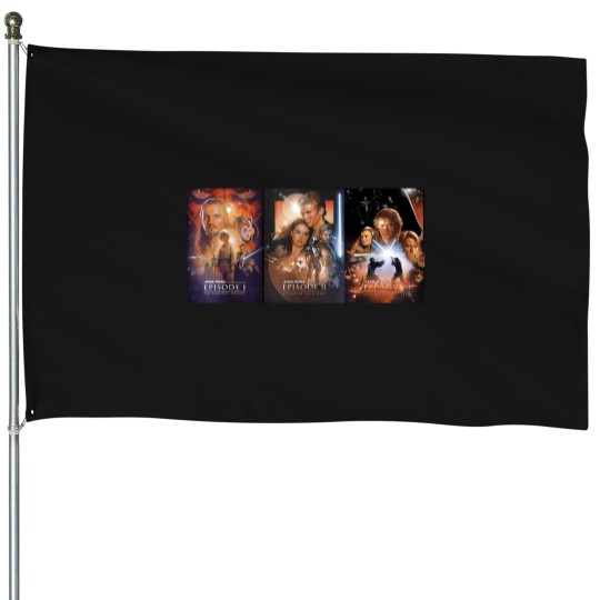 Discover Prequel Trilogy Movie Posters T-Shirt Lala Land Poster Poster Poster House Flags