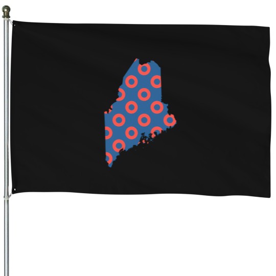 Discover Phish-Fishman-Donut-Maine-Phan-Apparel-And-Accessories T-Shirt House Flags