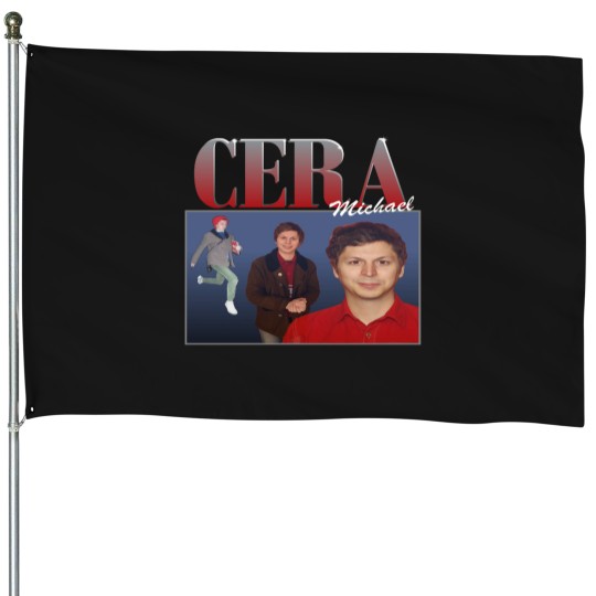 Discover michael cera House Flags