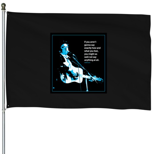 Discover Johhny-Cash---Say-How-You-Feel.. T-Shirt House Flags