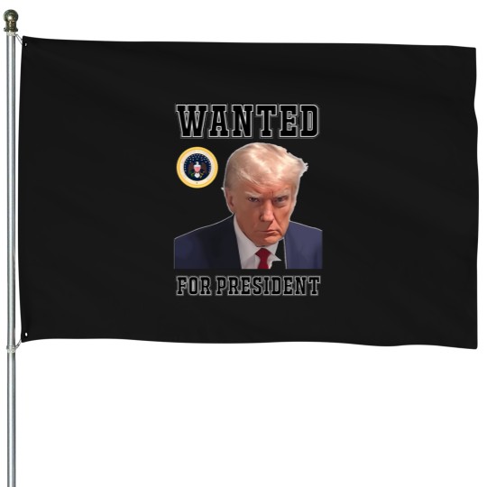 Discover Trump-Wanted-For-President-Maga-2024 T-Shirt House Flags
