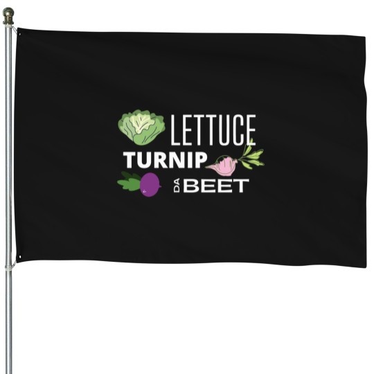 Discover Lettuce Turnip Da Beet1 T-Shirt House Flags
