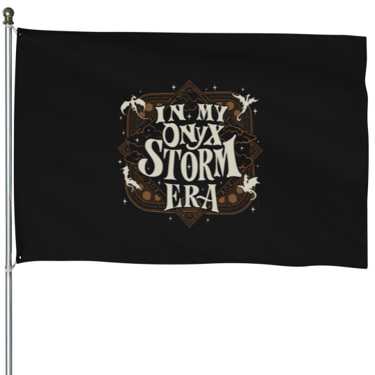 Discover In My Onyx Storm Era Square House Flags