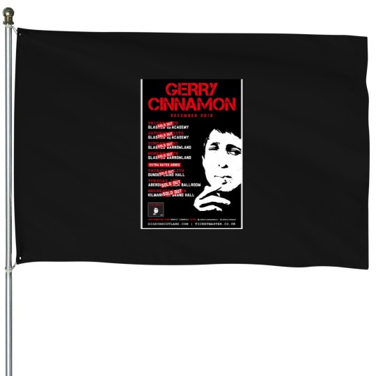 Discover People Call Me Of Gerry Cinnamon Retro Vintage House Flags