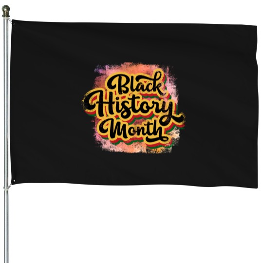 Discover Blacks history month style House Flags