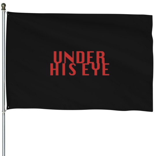 Discover Under His Eye Sticker House Flags