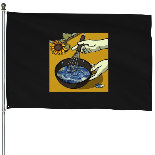 Discover Painting a Van Cake House Flags