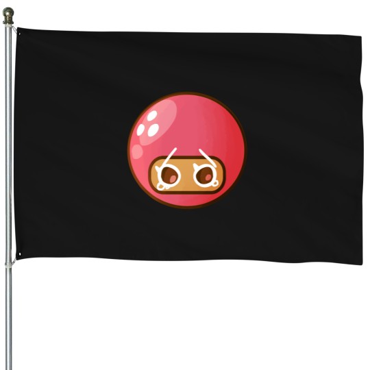Discover Strawberry Cookie Active House Flags