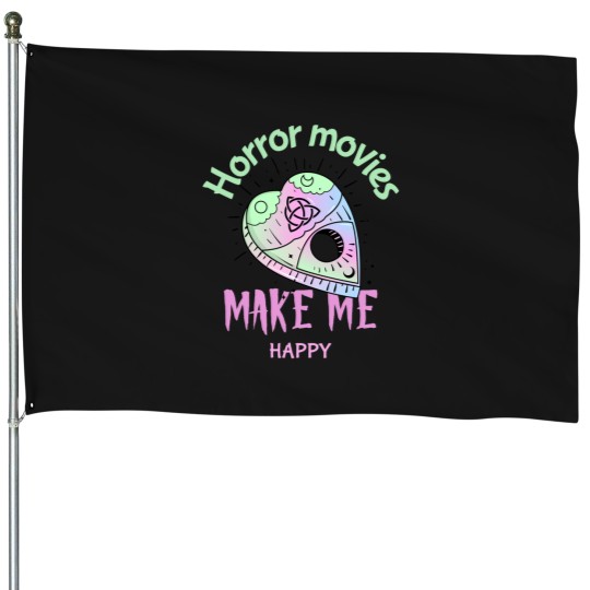 Discover horror movies make me happy 42 House Flags