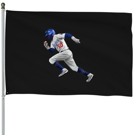 Discover Mookie Betts Runner House Flags