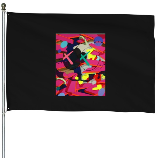 Discover kaws summer collection 2025, peanut kaws, kaws vintages, peanut kaws, kaws jaws, kaws blue, kaws pink, kaws peanut, kaws uniqlos, kaws stuff, kaws friends House Flags
