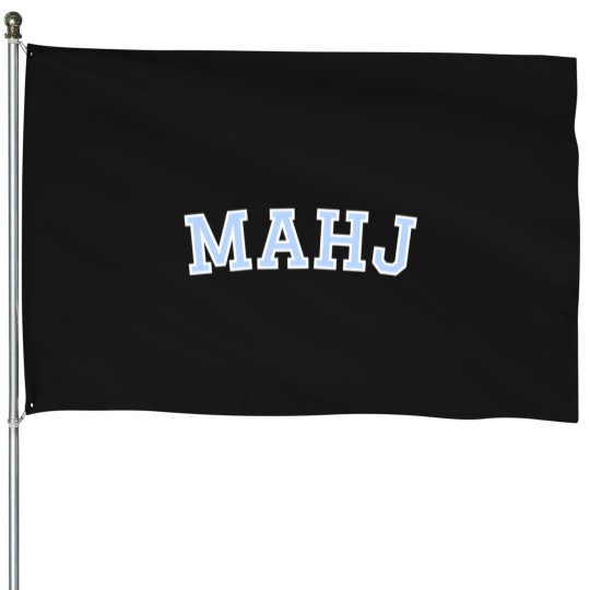 Discover Mahj Mahjong Lover Gift For Mahjong House Flags