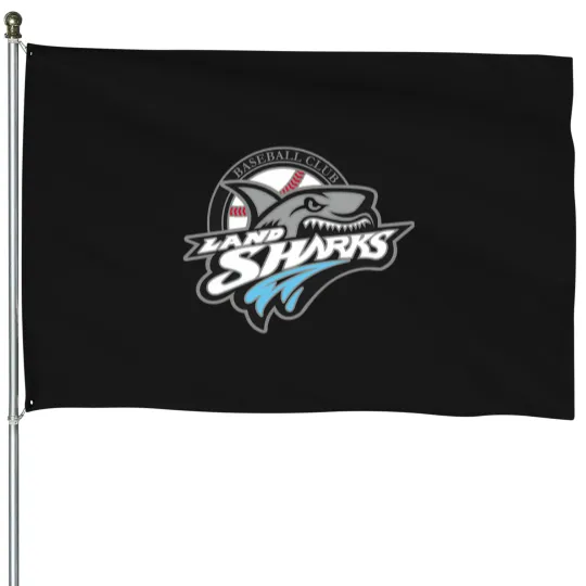 Discover Land Sharks Baseball Club House Flags