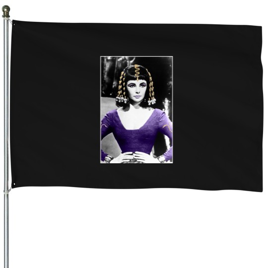 Discover Purple Cleopatra House Flags