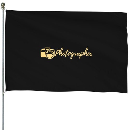 Discover 8-Photographer T-Shirt House Flags