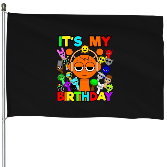 Discover Sprunki Birthday for Boys and Girls toys decor Oren Wenda House Flags