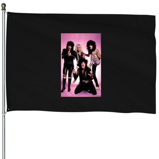 Discover men motley crue axis House Flags