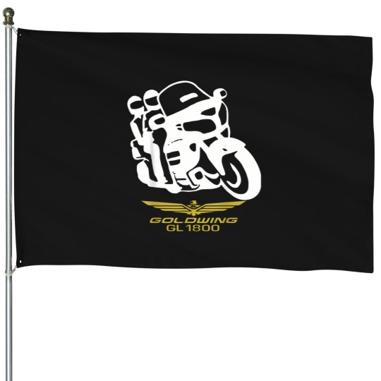 Discover Goldwing Gl 1800 T-Shirt House Flags