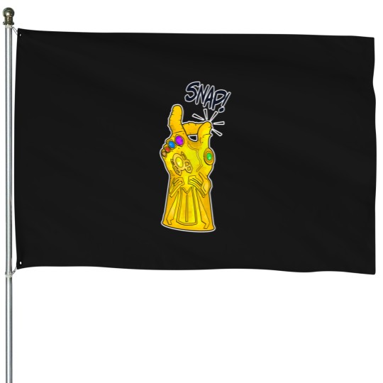 Discover SNAP  yellow House Flags